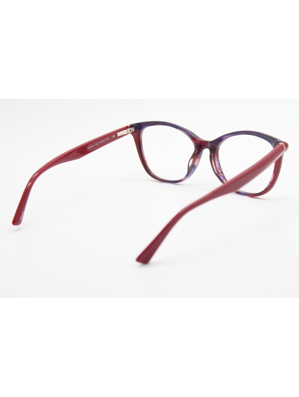 NEW ANN TAYLOR AT354 C02 PURPLE RED AUTHENTIC EYEGLASSES 52-17 - Picture 3 of 4